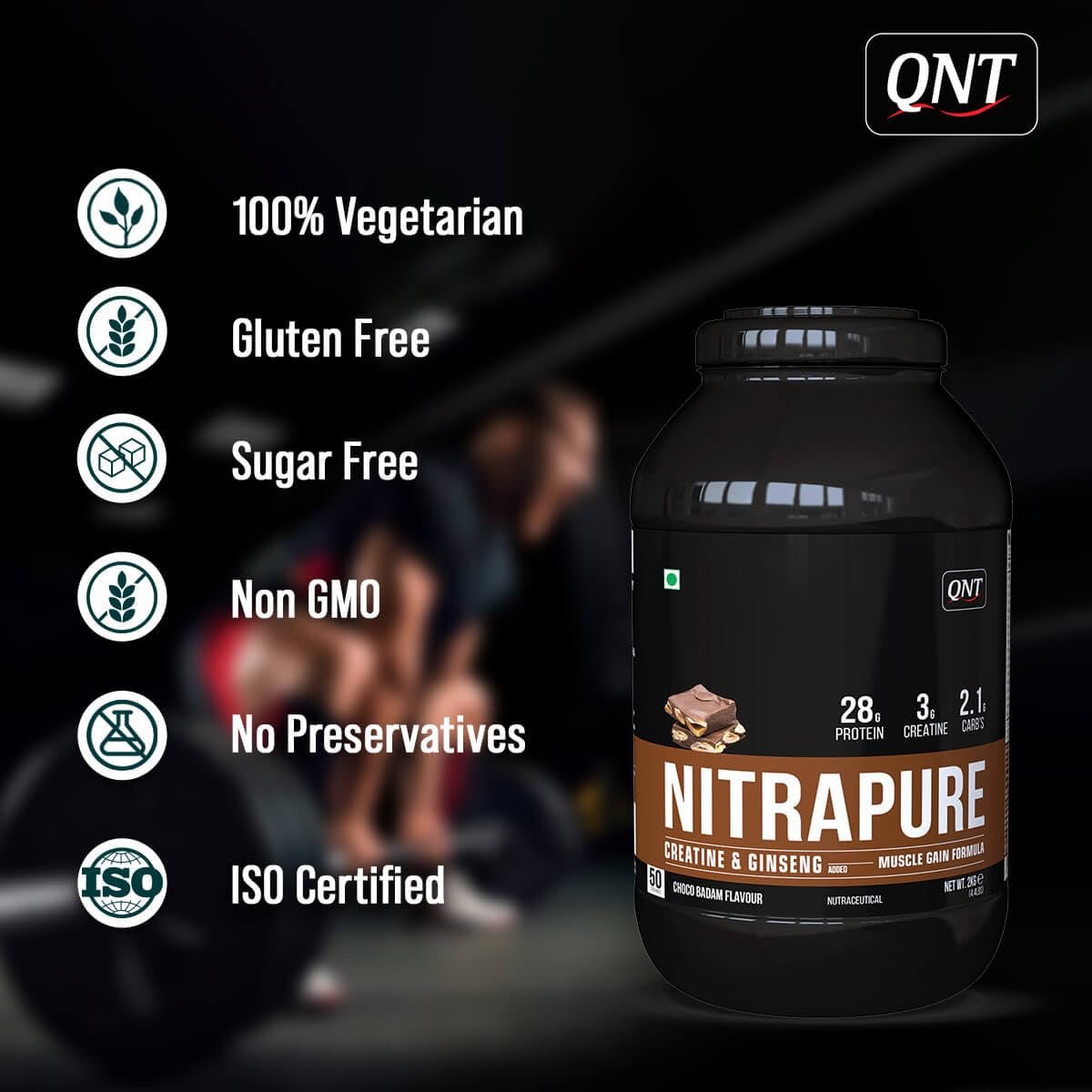 QNT Nitrapure, Blend of Whey Isolate & Concentrate - Image 7
