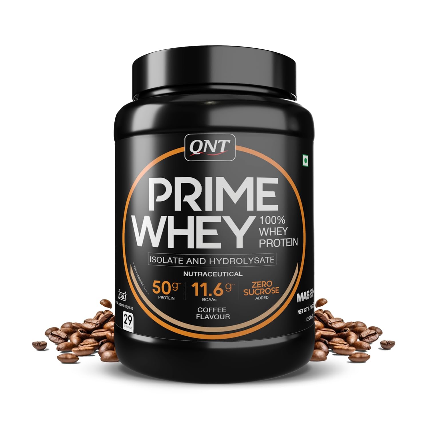 QNT Prime Whey Protein Powder – Coffee