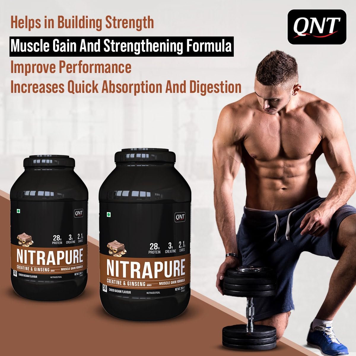 QNT Nitrapure, Blend of Whey Isolate & Concentrate - Image 6