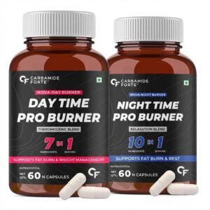 Carbamide Forte Day & Night Fat Burner for Weight Loss for Women and Men